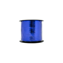 Hilo curly 100 metros azul metalico