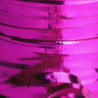 Hilo curly 100 metros fucsia metalico