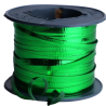 Hilo curly 100 metros verde metalico