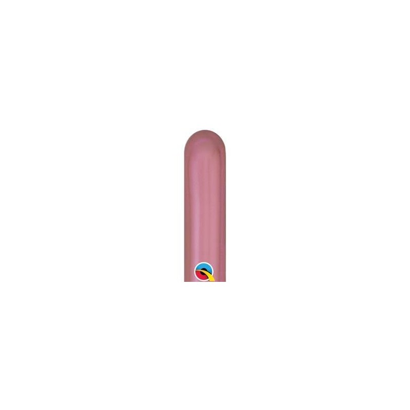 260Q Paquete con 100 globos mauve chrome