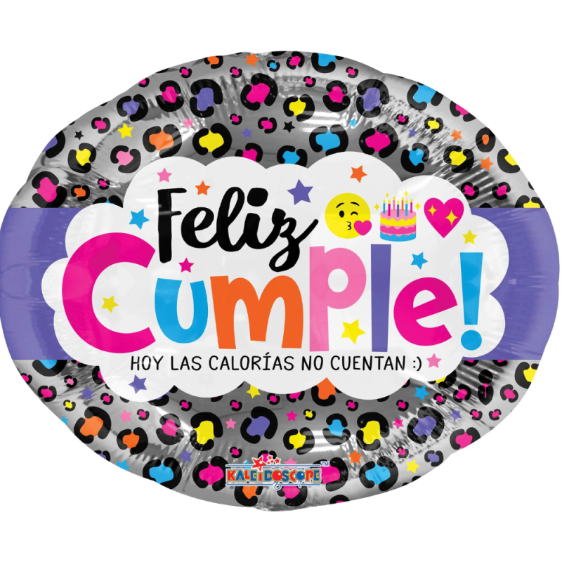 18D-0143 Globo metálico de cumpleaños